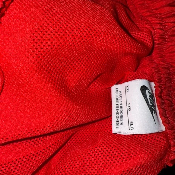 Nike Red Athletic Shorts Lightweight Performance - Picture 4 of 4